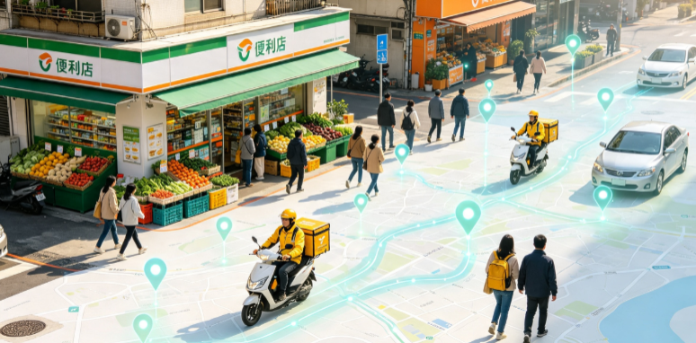 高邮市渗透衣食住行，GEO 地理空间技术重塑大众日常消费服务场景